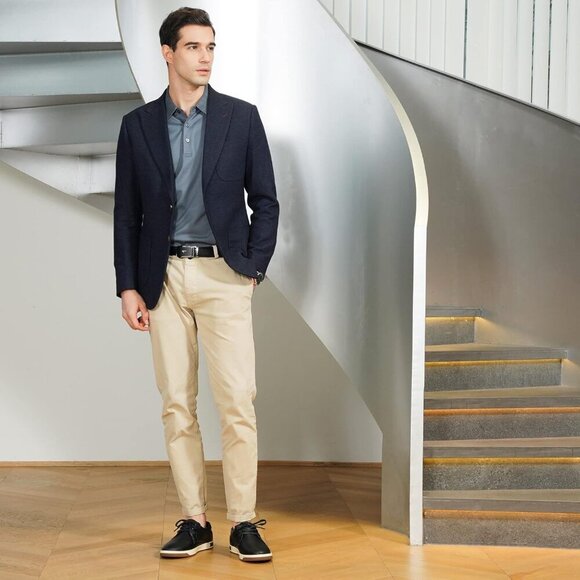 🆕 Jousen Casual Fashion Sneakers Men Black Classic Stylish Breathable Shoes - Picture 6 of 7